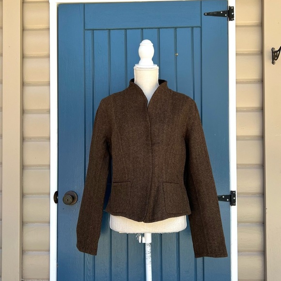 Peruvian Connection Alpaca Blazer Women Size 12 - Picture 2 of 11